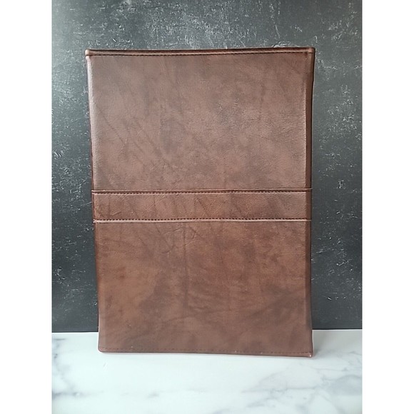 Vintage Time Lock Leather Portfolio - Picture 6 of 10